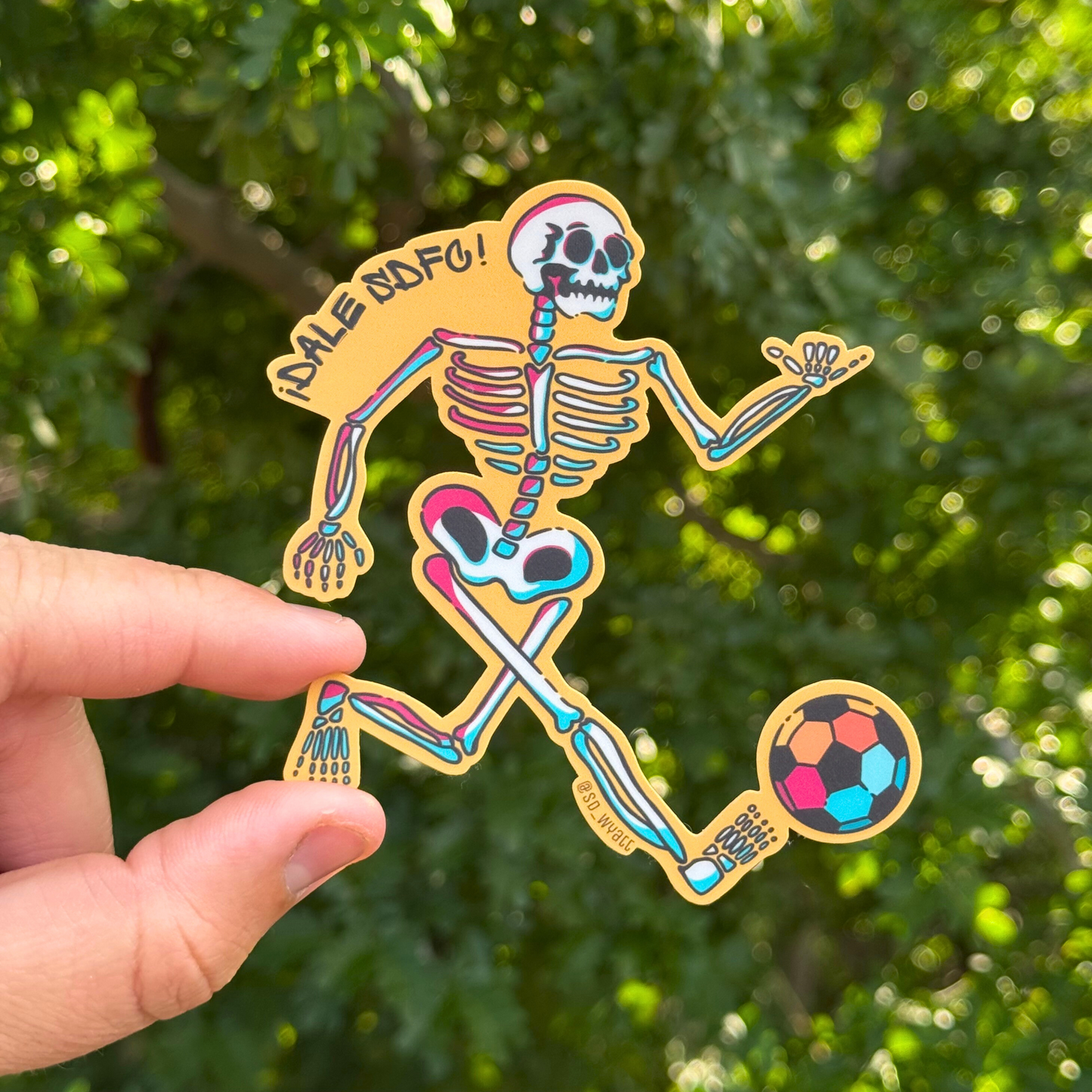 Dale Skele Sticker - SD Life
