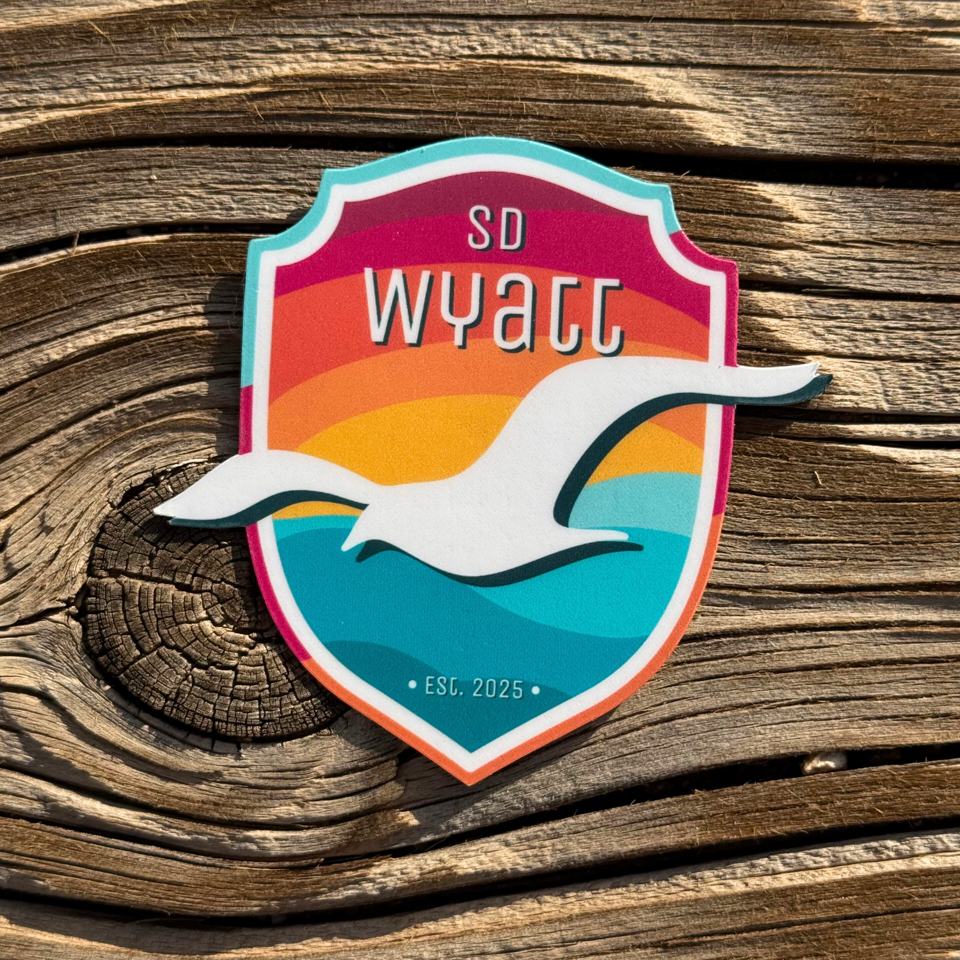 SD Wyatt Crest Sticker - SD Life