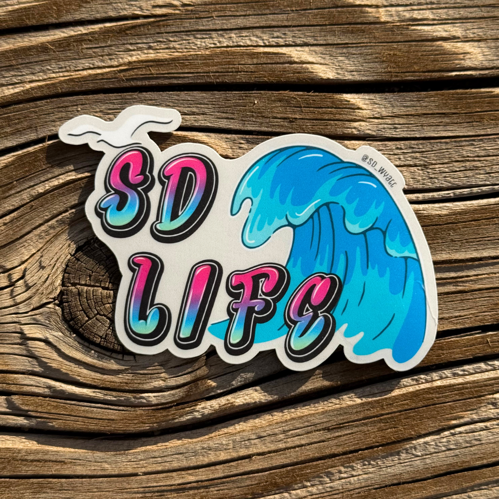 Wave Sticker - SD Life
