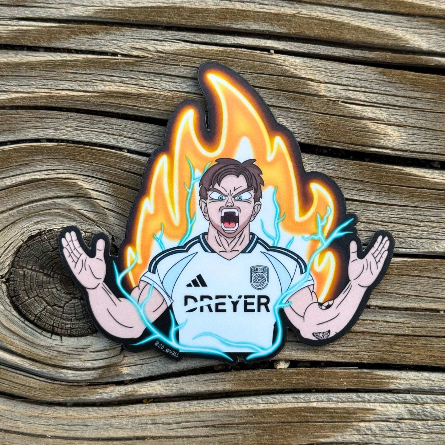 Anders 'Fire' Dreyer Sticker - SD Life