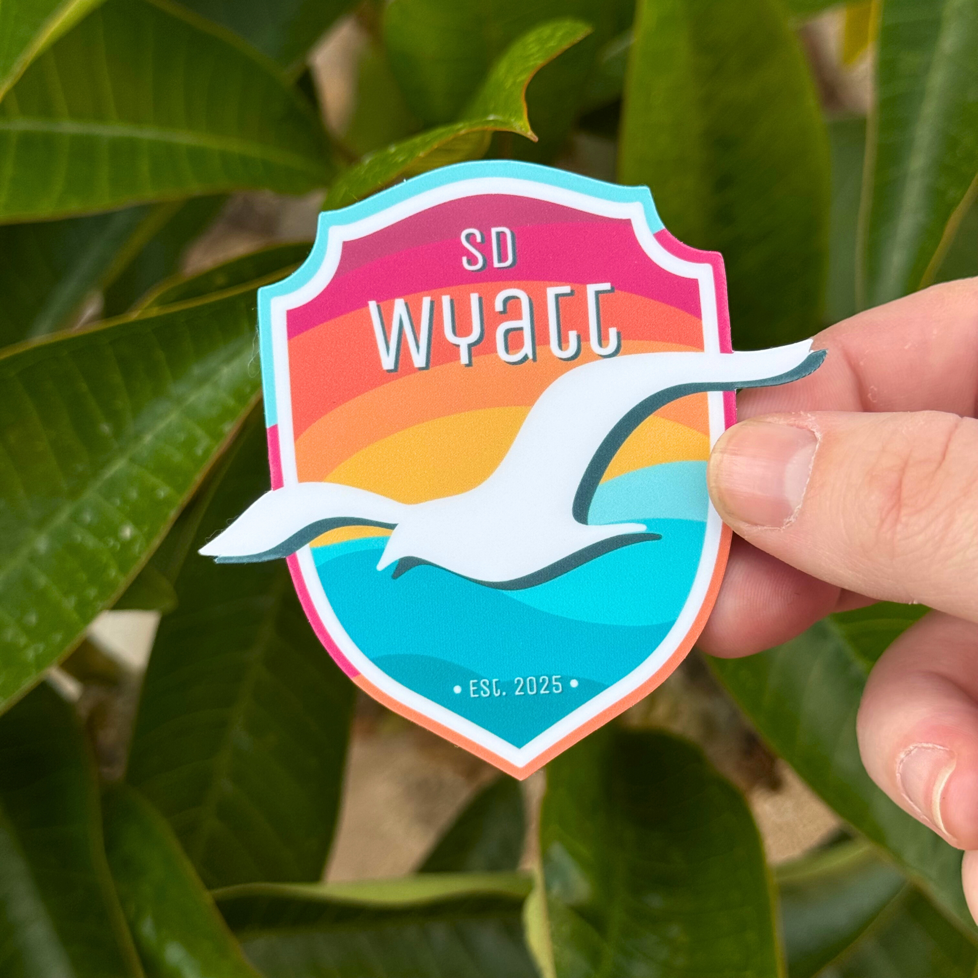 SD Wyatt Crest Sticker - SD Life