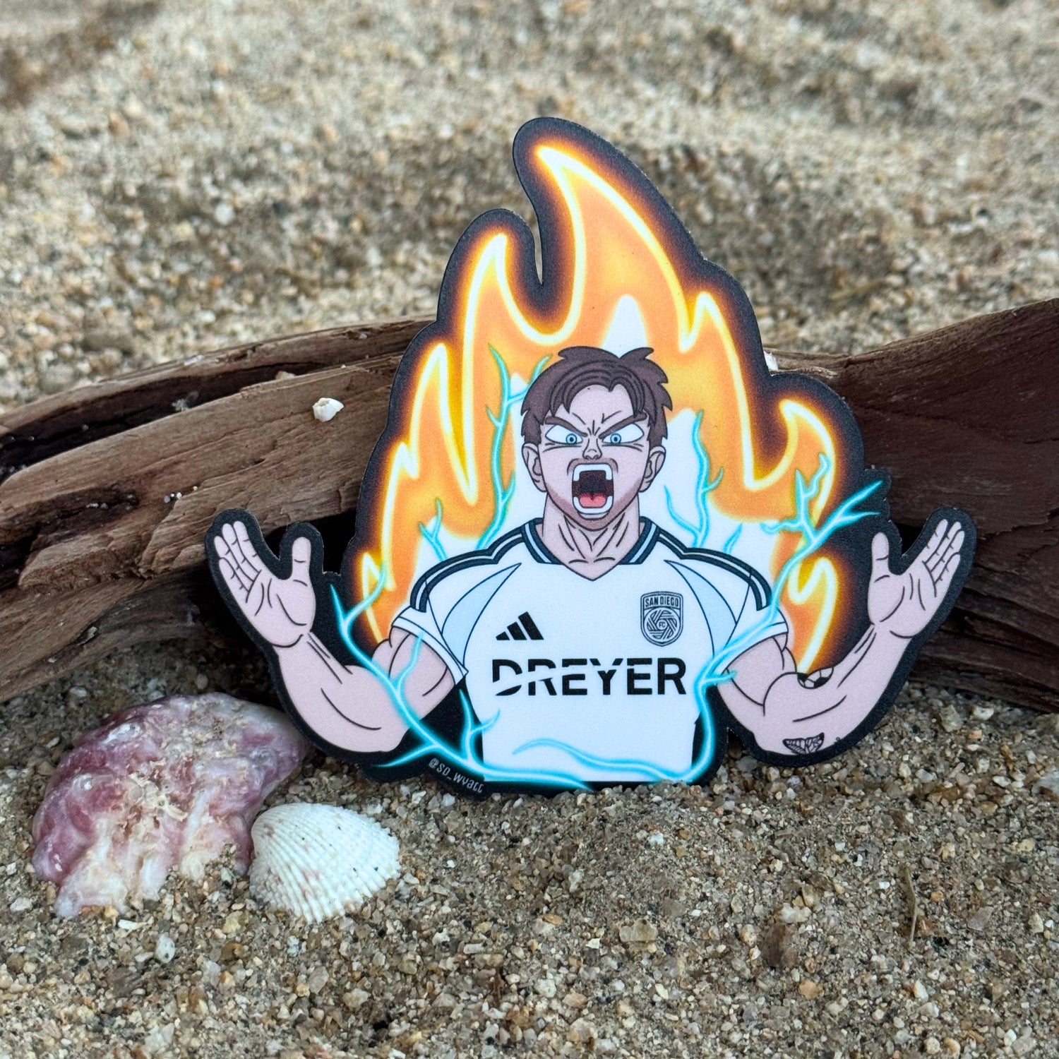 Anders 'Fire' Dreyer Sticker - SD Life