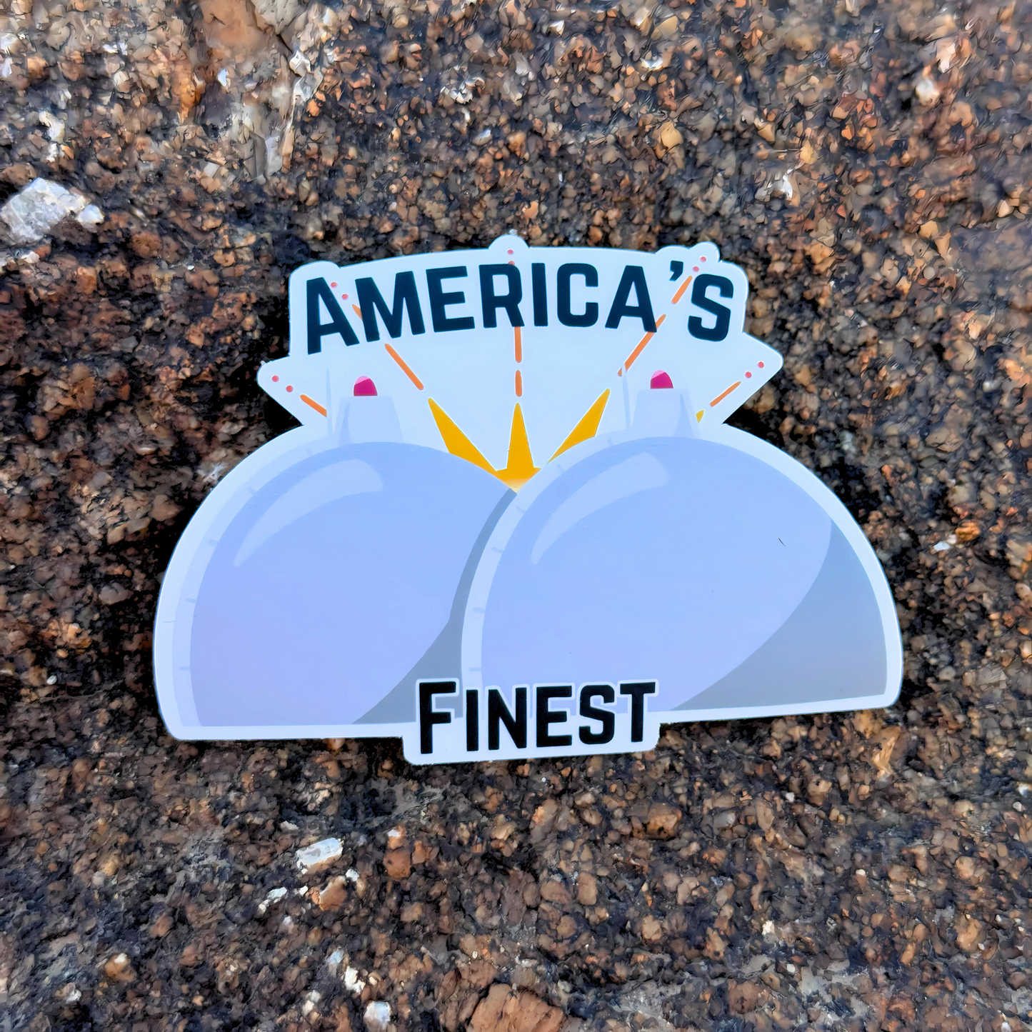 America's Finest Pair Sticker - SD Life