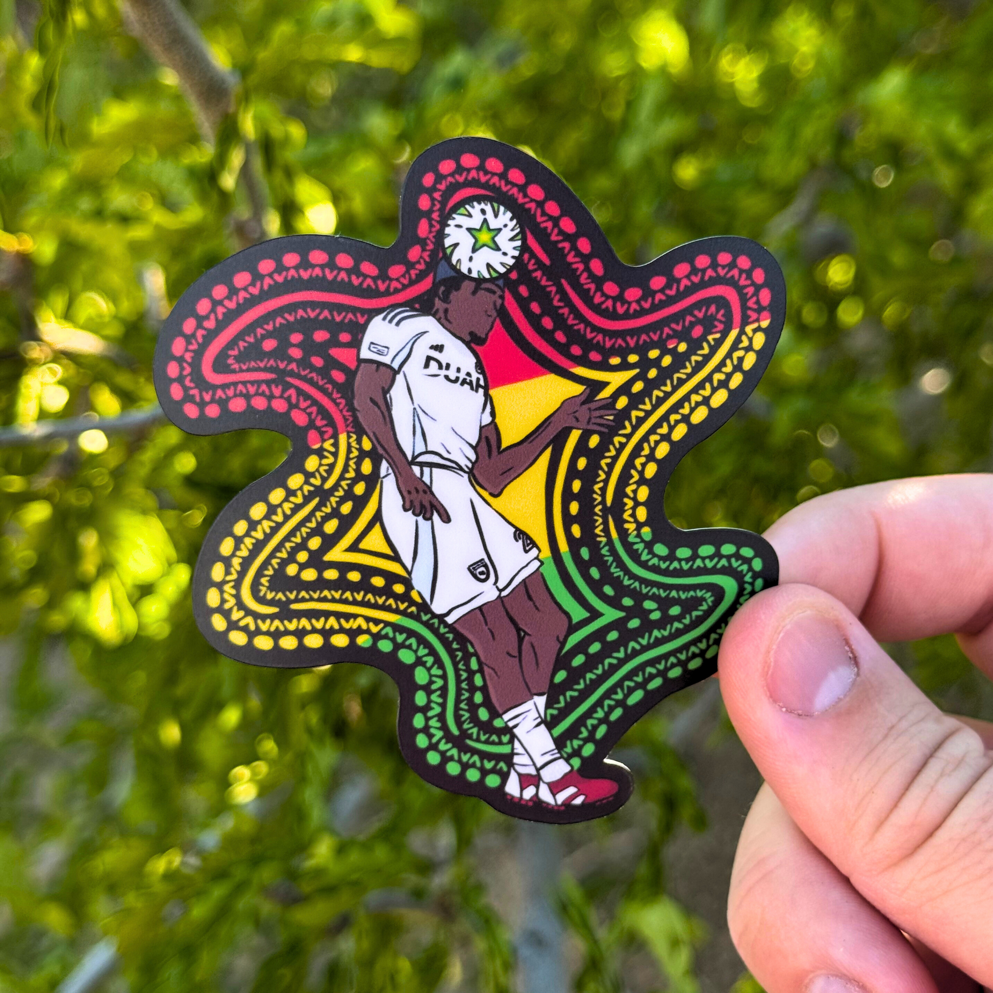 Manu Duah Sticker - SD Life