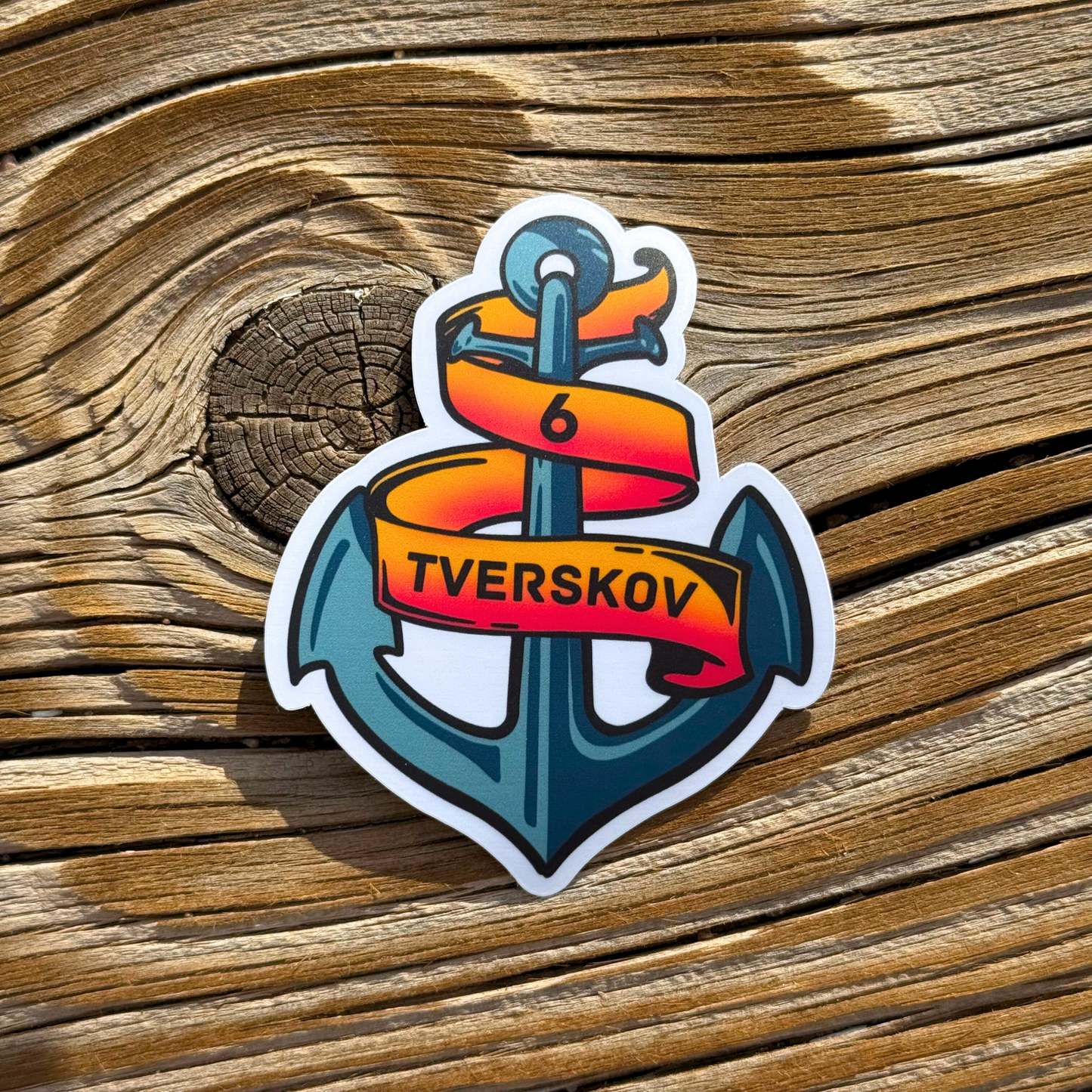 Jeppe 'The Achor' Tverskov Sticker - SD Life