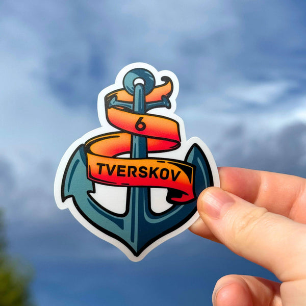 Jeppe 'The Achor' Tverskov Sticker - SD Life