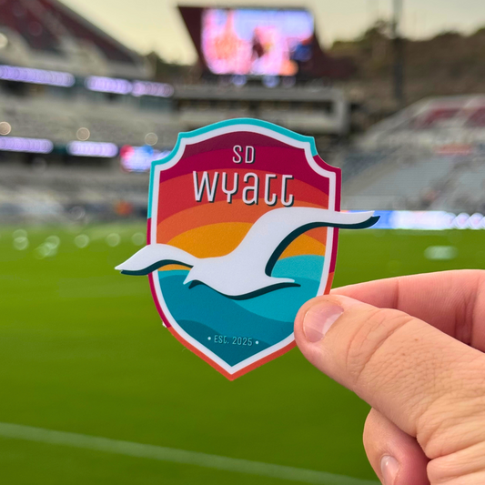 SD Wyatt Crest Sticker - SD Life