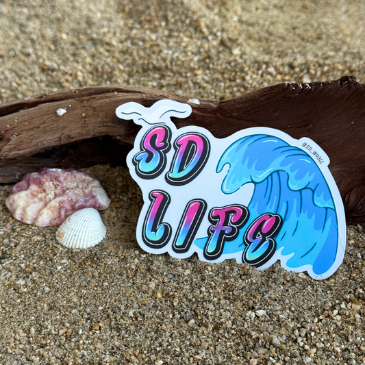 Wave Sticker - SD Life