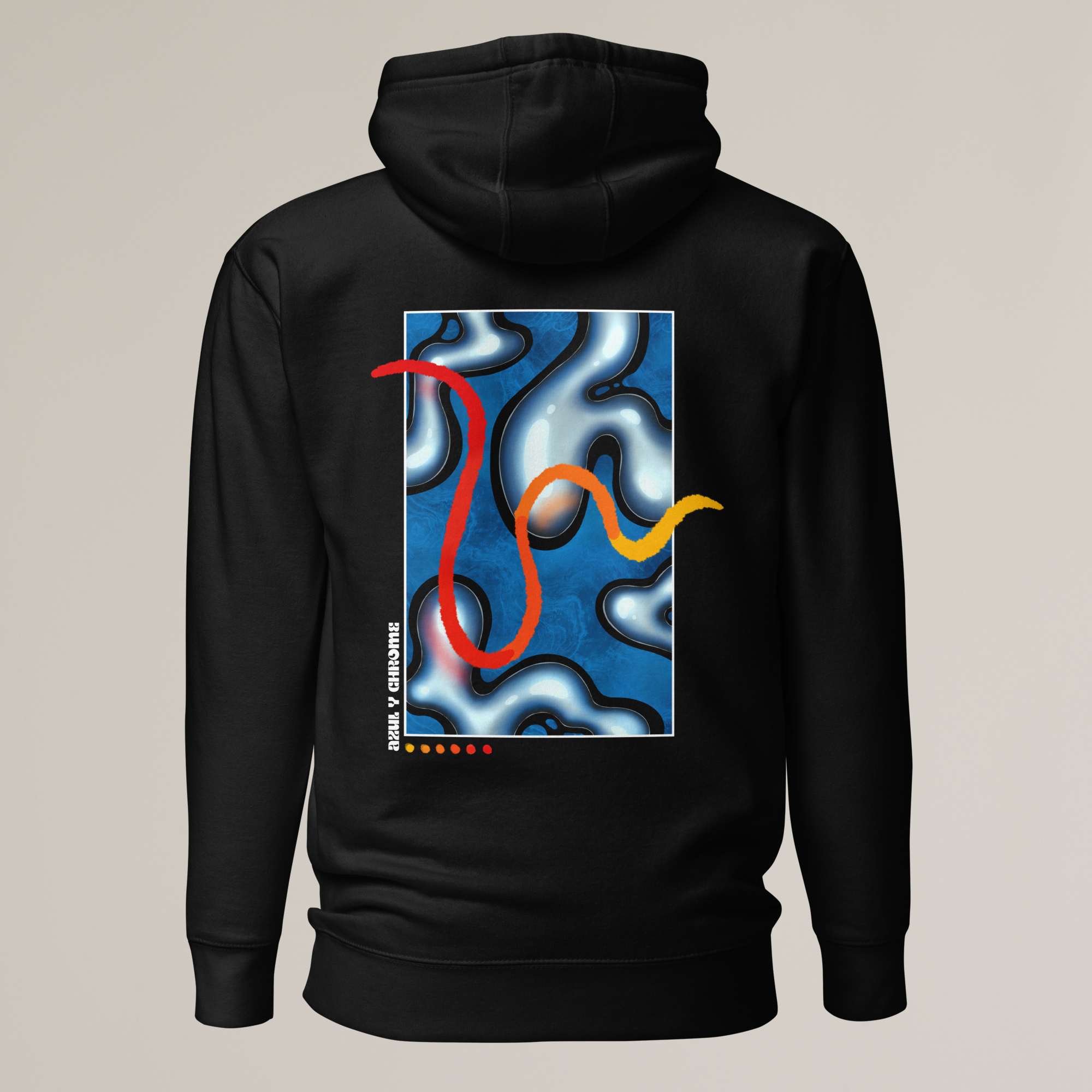 Azul Y Chrome Hoodie