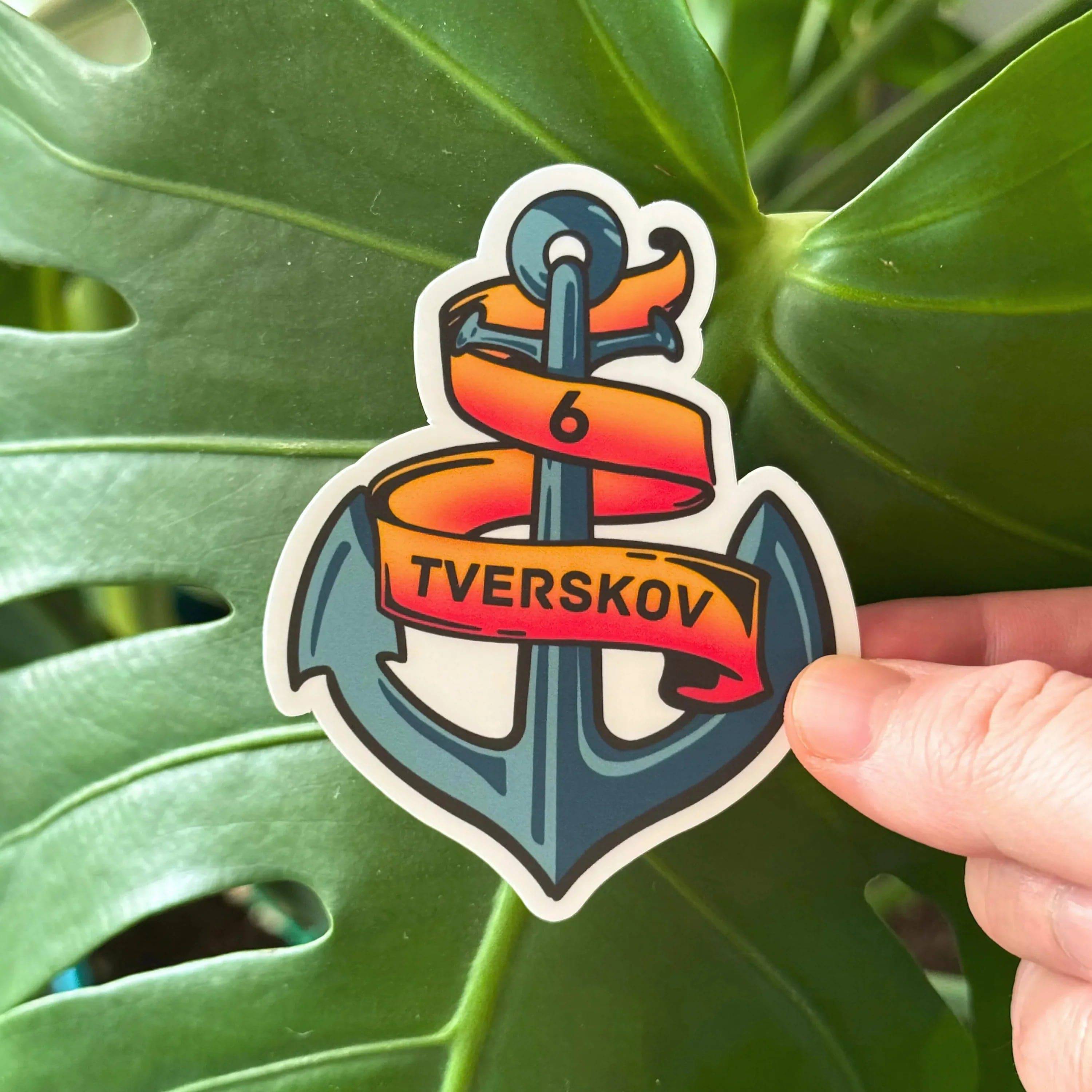 Jeppe 'The Achor' Tverskov Sticker - SD Life