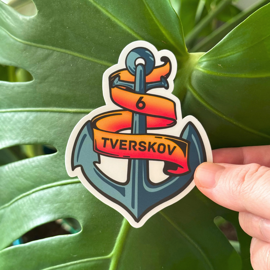 Jeppe 'The Achor' Tverskov Sticker - SD Life